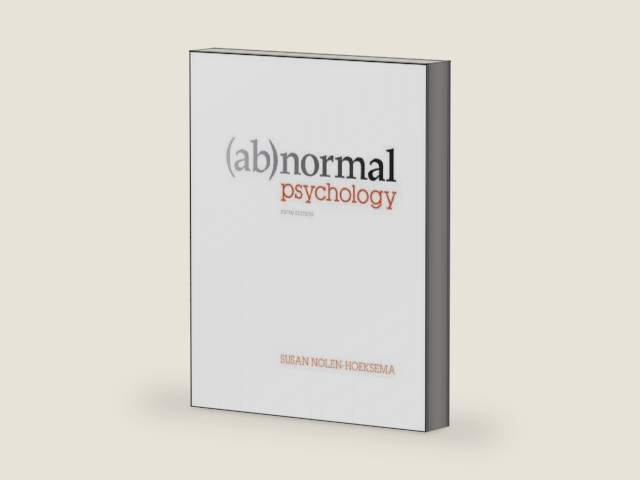Abnormal Psychology by Susan Nolen-Hoeksema | barcode:9780073382784 | source:'9780073382784-right-three-quarter.jpg