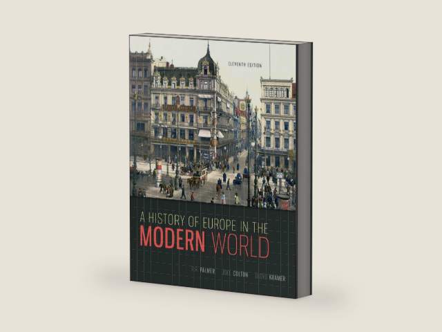 A History of Europe in the Modern World by R. R. Palmer | barcode:9780073385549 | source:'9780073385549-right-three-quarter.jpg