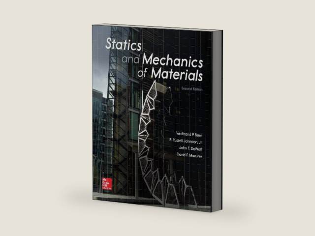 Statics and Mechanics of Materials by Ferdinand Beer | barcode:9780073398167 | source:'9780073398167-right-three-quarter.jpg