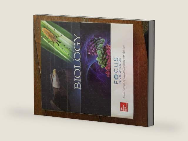 Raven, Biology, 2017, 11e (AP Edition) AP Focus Review Guide (AP BIOLOGY RAVEN) by Peter Raven | barcode:9780076672547 | source:'9780076672547-right-three-quarter.jpg