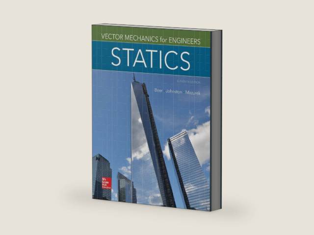 Vector Mechanics for Engineers: Statics, 11th Edition by Ferdinand Beer | barcode:9780077687304 | source:'9780077687304-right-three-quarter.jpg