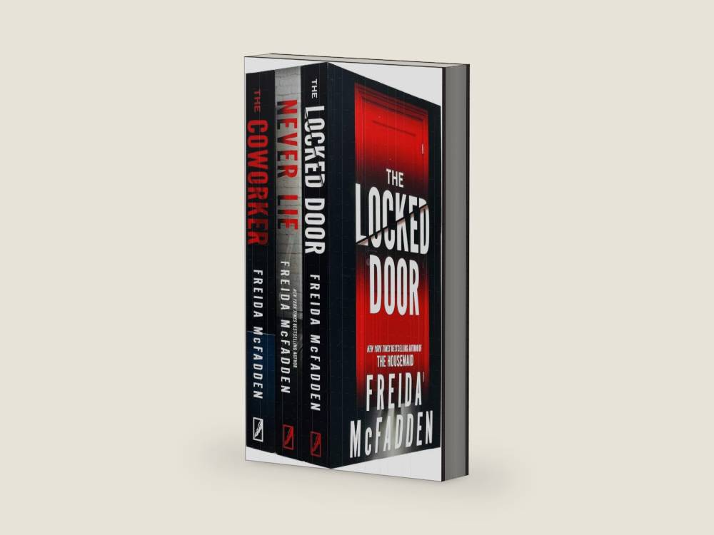 Freida McFadden Collection 3 Books Set (Never Lie, The Locked Door & The Coworker) by Freida McFadden | barcode:9780113240005 | source:'9780113240005-right-three-quarter.jpg