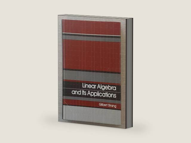 Linear algebra and its applications by Gilbert Strang | barcode:9780126736502 | source:'9780126736502-right-three-quarter.jpg