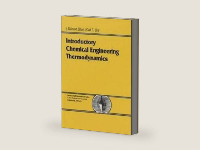 Introductory Chemical Engineering Thermodynamics by J. Richard Elliott | barcode:9780130113863 | source:'9780130113863-right-three-quarter.jpg