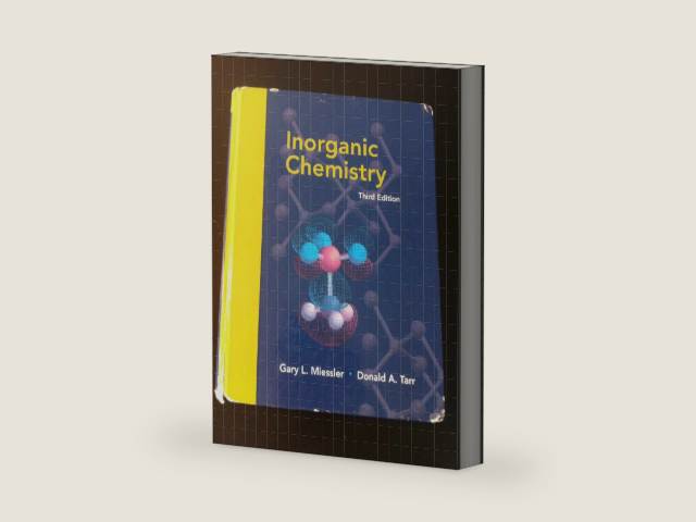 Inorganic Chemistry by Gary L. Miessler | barcode:9780130354716 | source:'9780130354716-right-three-quarter.jpg