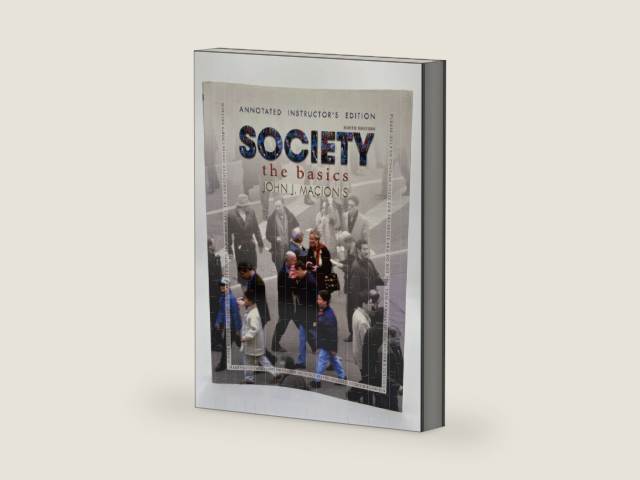 Society: The Basics by John J. Macionis | barcode:9780132284905 | source:'9780132284905-right-three-quarter.jpg