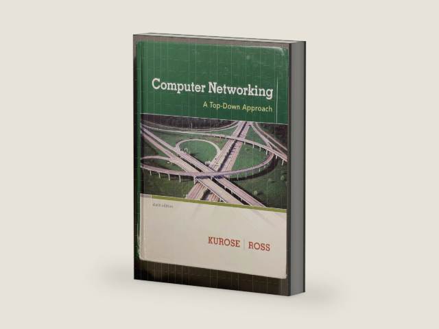 Computer Networking: A Top-Down Approach (6th Edition) by James F. Kurose | barcode:9780132856201 | source:'9780132856201-right-three-quarter.jpg