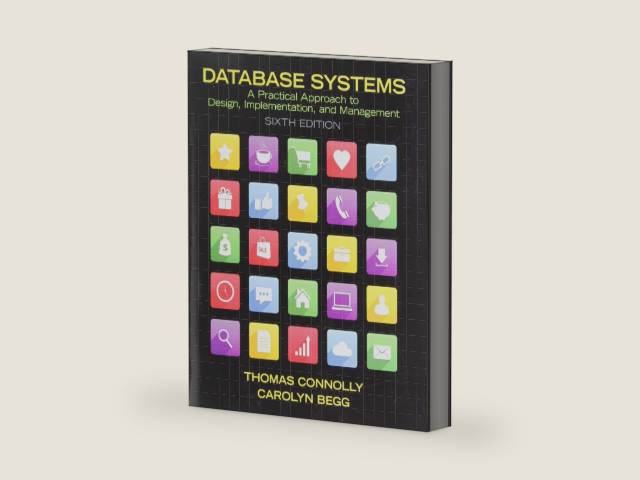 Database Systems: A Practical Approach to Design, Implementation, and Management by Thomas Connolly | barcode:9780132943260 | source:'9780132943260-right-three-quarter.jpg