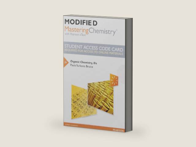 Organic Chemistry -- Modified Mastering Chemistry with Pearson eText Access Code by Paula Bruice | barcode:9780134261430 | source:'9780134261430-right-three-quarter.jpg