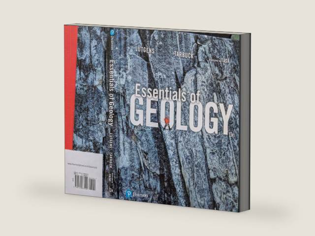 Essentials of Geology 13 Edition by Fredrick K. Lutgens and Edward T. Tarbuck | barcode:9780134663494 | source:'9780134663494-right-three-quarter.jpg