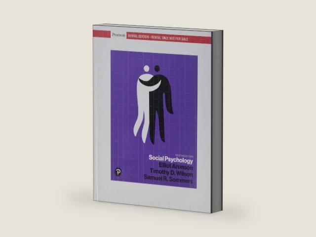 Social Psychology, 10th Edition by Elliot Aronson | barcode:9780134678405 | source:'9780134678405-right-three-quarter.jpg