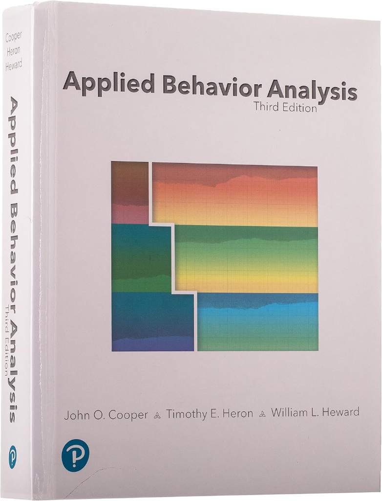 Applied Behavior Analysis by John Cooper | barcode:9780134752556 | source:'9780134752556.jpg