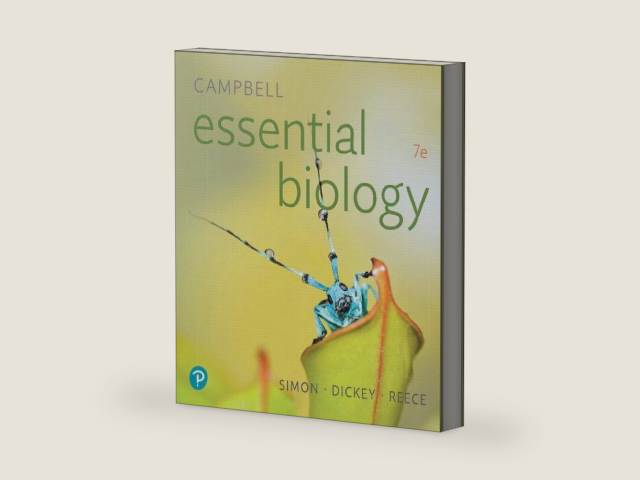 Campbell Essential Biology by Eric Simon | barcode:9780134765037 | source:'9780134765037-right-three-quarter.jpg