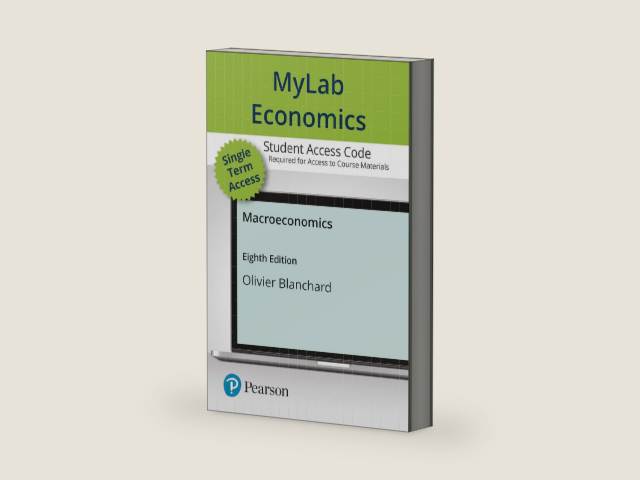Macroeconomics -- MyLab Economics with Pearson eText Access Code by Olivier Blanchard | barcode:9780135179277 | source:'9780135179277-right-three-quarter.jpg