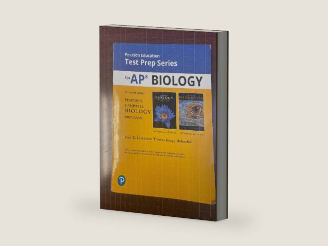 Test Prep Series AP Biology for Campbell Biology 12th edition by Pearson | barcode:9780136486930 | source:'9780136486930-right-three-quarter.jpg