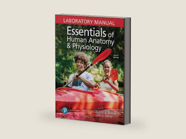 Essentials of Human Anatomy & Physiology Laboratory Manual by Elaine Marieb | barcode:9780137576111 | source:'9780137576111-right-three-quarter.jpg