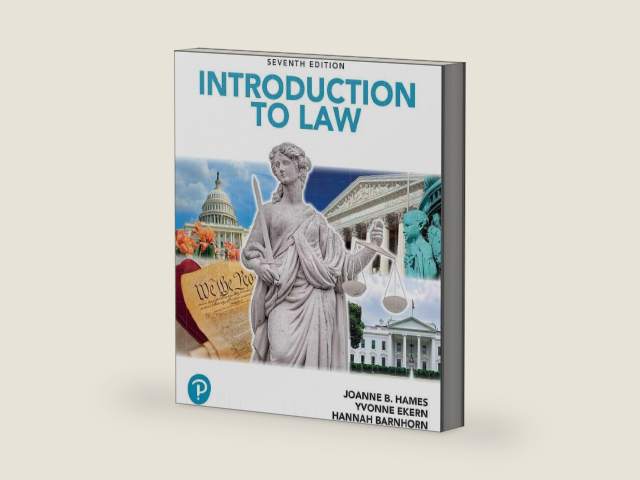 Introduction to Law by Joanne Hames | barcode:9780138197902 | source:'9780138197902-right-three-quarter.jpg