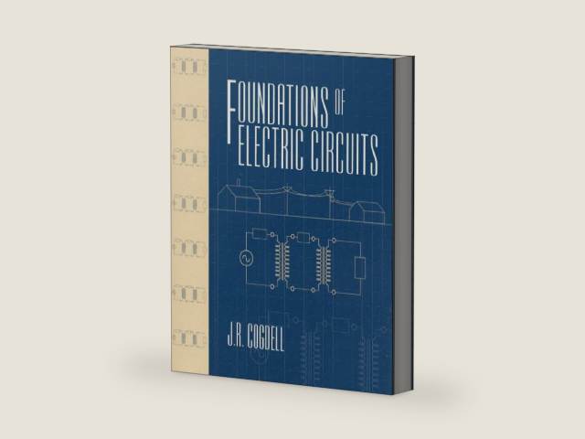 Foundations of Electric Circuits by J.R. Cogdell | barcode:9780139077425 | source:'9780139077425-right-three-quarter.jpg