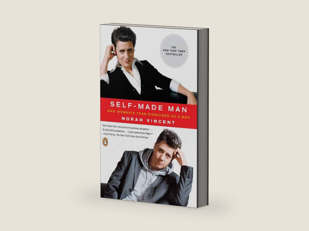 Self-Made Man: One Woman's Year Disguised as a Man by Norah Vincent | barcode:9780143038702 | source:'9780143038702-right-three-quarter.jpg