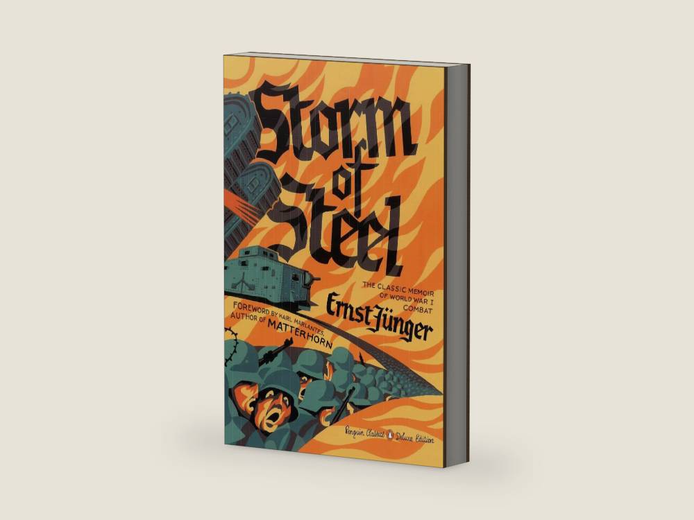 Storm of Steel: (Penguin Classics Deluxe Edition) by Ernst Junger | barcode:9780143108252 | source:'9780143108252-right-three-quarter.jpg