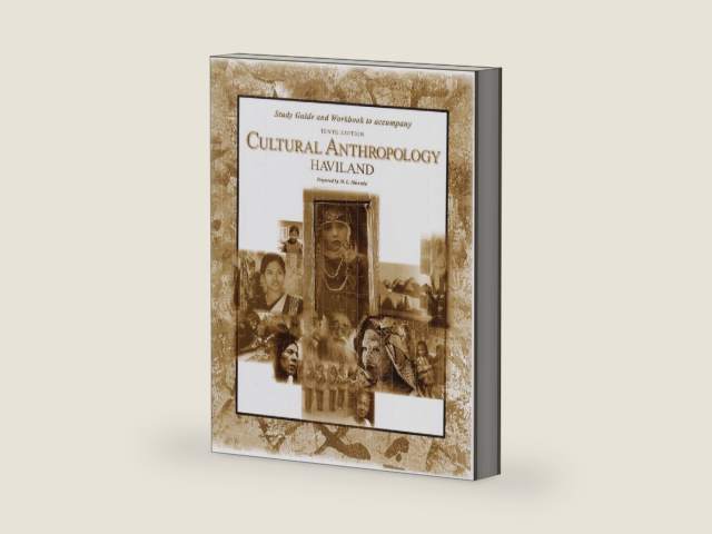 Cultural Anthropology, Study Guide and Workbook, 10th Edition by William A. Haviland | barcode:9780155061569 | source:'9780155061569-right-three-quarter.jpg