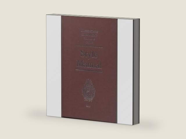 United States Government Printing Office Style Manual: 2000 by U. S. Government Printing Office | barcode:9780160500824 | source:'9780160500824-right-three-quarter.jpg