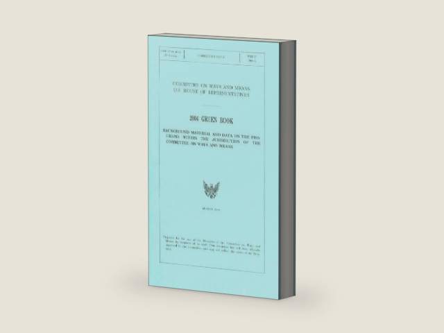 Green Book, 2004: Background Material and Data on Programs Within the Jurisdiction of the Committee on Ways and Means, March 2004 by U.S. House Committee on Ways and Means | barcode:9780160510946 | source:'9780160510946-right-three-quarter.jpg