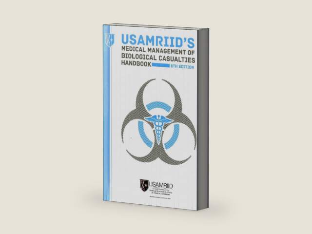 Usamriid's Medical Management of Biological Casualties Handbook by U.S. Army Medical Research Institute | barcode:9780160931260 | source:'9780160931260-right-three-quarter.jpg