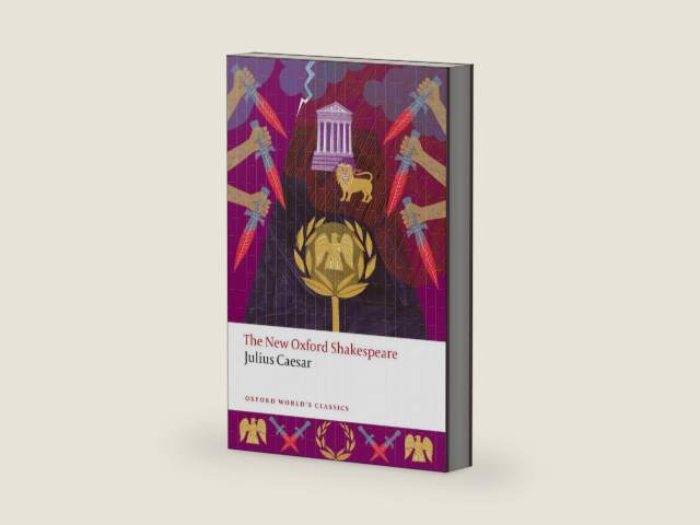 Julius Caesar: The New Oxford Shakespeare (Oxford World's Classics) by William Shakespeare | barcode:9780192872661 | source:'9780192872661-right-three-quarter.jpg