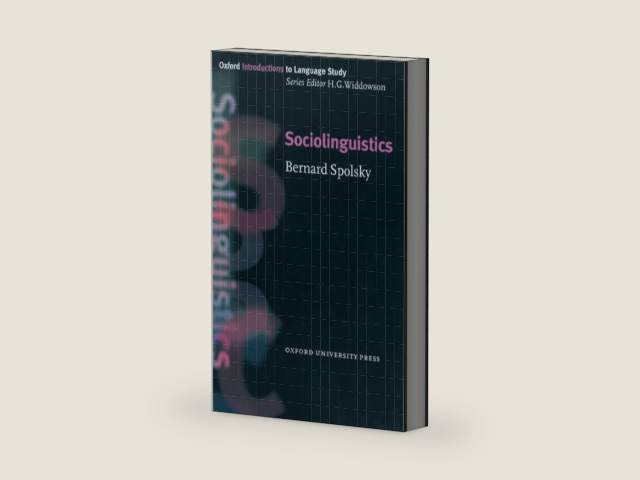 Sociolinguistics (Oxford Introduction to Language Study Series) by Bernard Spolsky | barcode:9780194372114 | source:'9780194372114-right-three-quarter.jpg