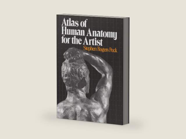 Atlas of Human Anatomy for the Artist by Stephen Rogers PECK | barcode:9780195030952 | source:'9780195030952-right-three-quarter.jpg