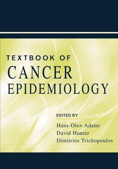 A Textbook of Cancer Epidemiology by Adami - 9780195109696