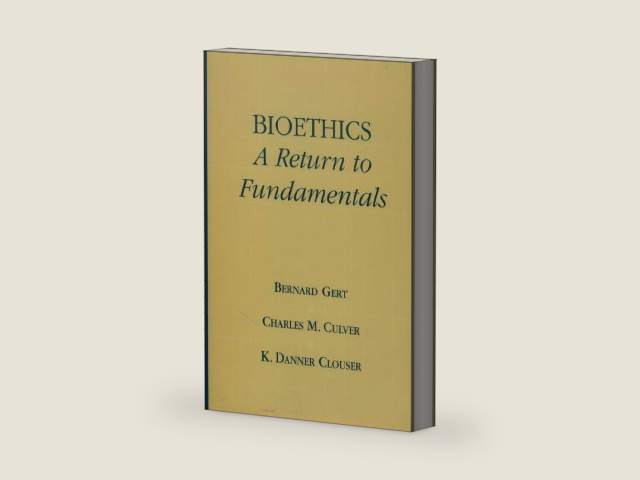 Bioethics: A Return to Fundamentals by Bernard Gert | barcode:9780195114300 | source:'9780195114300-right-three-quarter.jpg