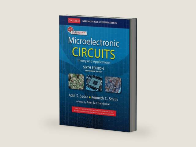 Microelectronic Circuits: Theory and Applications 6 Edition by Adel S. Sedra And Kenneth C. Smith | barcode:9780198089131 | source:'9780198089131-right-three-quarter.jpg