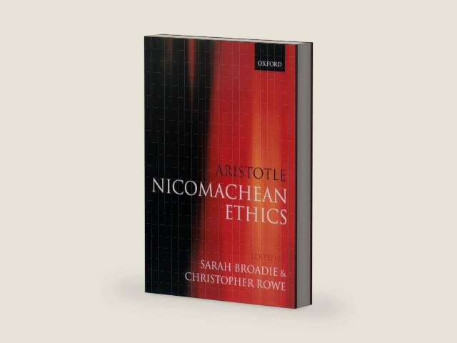 Nicomachean Ethics by Aristotle | barcode:9780198752714 | source:'9780198752714-right-three-quarter.jpg