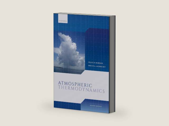 Atmospheric Thermodynamics by Craig Bohren | barcode:9780198872702 | source:'9780198872702-right-three-quarter.jpg