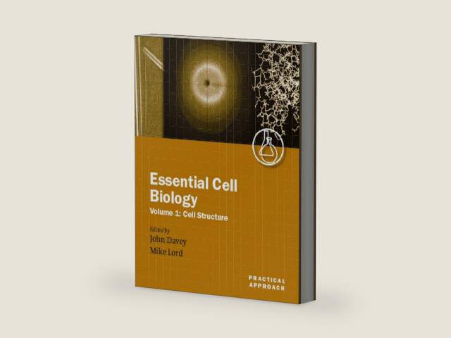 Essential Cell Biology: A Practical ApproachVolume 1: Cell Structure (Practical Approach Series) by John Davey | barcode:9780199638307 | source:'9780199638307-right-three-quarter.jpg
