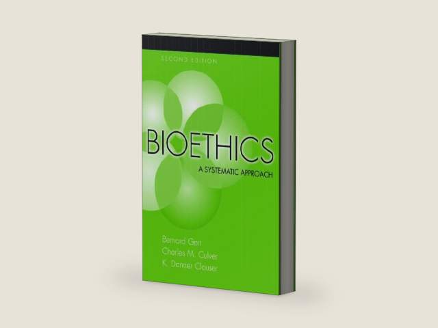 Bioethics: A Return to Fundamentals by Bernard Gert | barcode:9780199722051 | source:'9780199722051-right-three-quarter.jpg