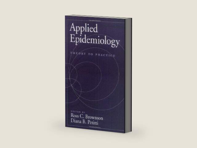 Applied Epidemiology: Theory to Practice (Monographs in Epidemiology & Biostatistics) by Ross C. Brownson | barcode:9780199761814 | source:'9780199761814-right-three-quarter.jpg