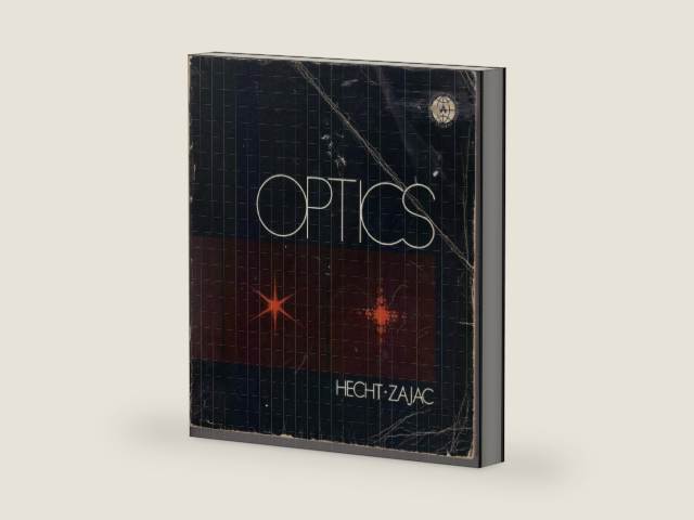 Optics, by Eugene Hecht | barcode:9780201028379 | source:'9780201028379-right-three-quarter.jpg