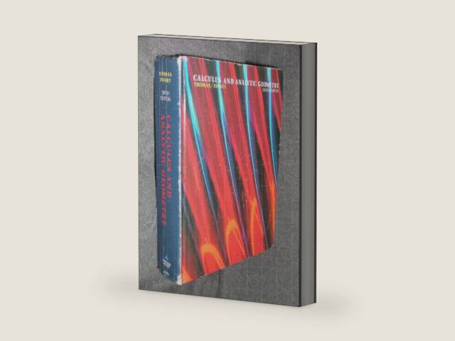 Calculus and Analytic Geometry by George Brinton Thomas | barcode:9780201162905 | source:'9780201162905-right-three-quarter.jpg