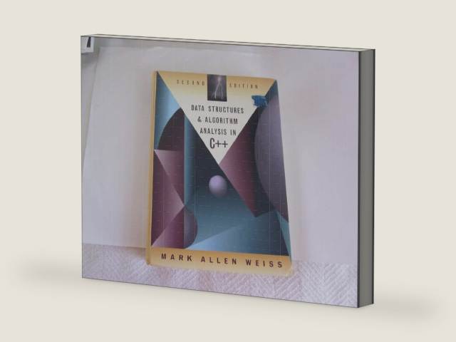 Data Structures and Algorithm Analysis in C++ Second Edition by Mark Allen Weiss | barcode:9780201873429 | source:'9780201873429-right-three-quarter.jpg