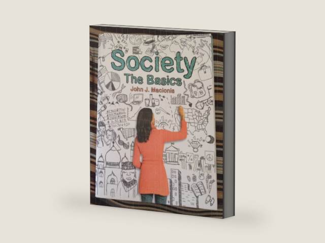 Society: The Basics (12th Edition) by John J. Macionis | barcode:9780205898916 | source:'9780205898916-right-three-quarter.jpg
