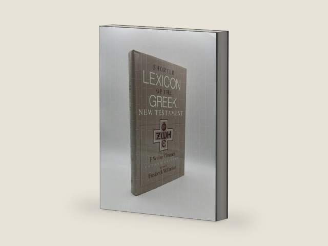Shorter Lexicon of the Greek New Testament by F. Wilbur Gingrich | barcode:9780226136134 | source:'9780226136134-right-three-quarter.jpg