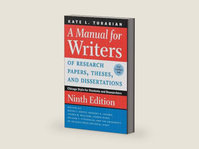A Manual for Writers of Research Papers, Theses, and Dissertations, Ninth Edition: Chicago Style for Students and Researchers (Chicago Guides to Writing, Editing, and Publishing) by Kate L. Turabian | barcode:9780226430577 | source:'9780226430577-right-three-quarter.jpg