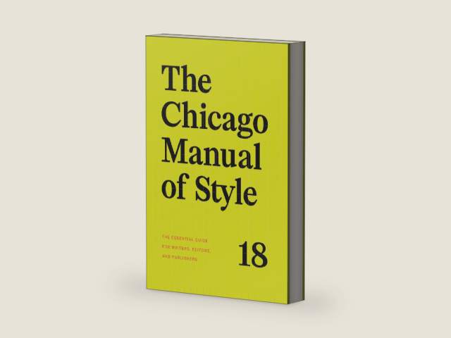 The Chicago Manual of Style, 18th Edition by The University of Chicago Press Editorial Staff | barcode:9780226817972 | source:'9780226817972-right-three-quarter.jpg