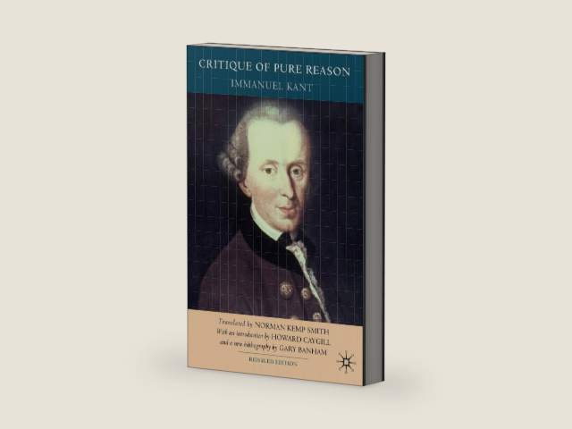 Critique of Pure Reason, Second Edition by I. Kant | barcode:9780230013384 | source:'9780230013384-right-three-quarter.jpg