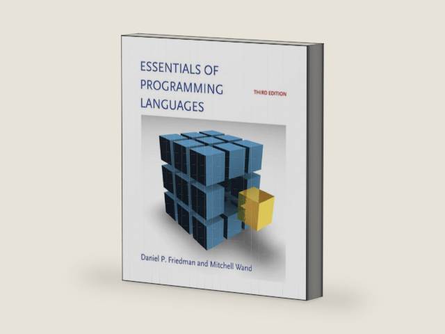 Essentials of Programming Languages, third edition (Mit Press) by Daniel P. Friedman | barcode:9780262062794 | source:'9780262062794-right-three-quarter.jpg