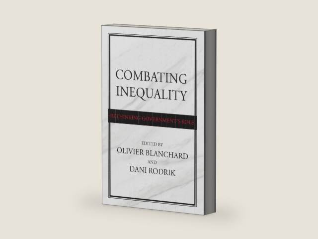 Combating Inequality: Rethinking Government's Role by Olivier Blanchard | barcode:9780262547253 | source:'9780262547253-right-three-quarter.jpg