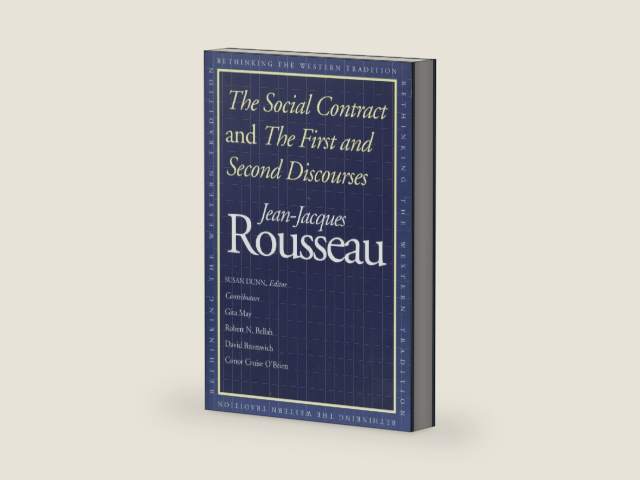 The Social Contract and The First and Second Discourses by Jean-Jacques Rousseau | barcode:9780300091410 | source:'9780300091410-right-three-quarter.jpg